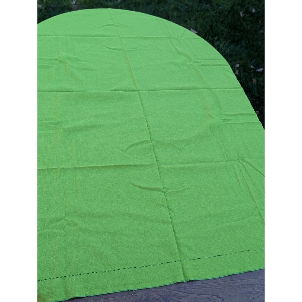 Vera Neumann Tablecloth Lime Green Mid Century Modern Retro 66